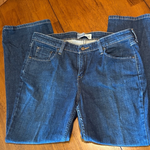 Levi Strauss Signature Denim - Levi’s signature Boot Cut Women's Jeans - Deep Blue 12 short